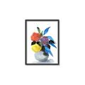 Picture of pop of floral I _GroupedProduct_Rectangle_Portrait_Canvas_Framed_