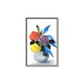 Picture of pop of floral I _GroupedProduct_Rectangle_Portrait_Canvas_Framed_