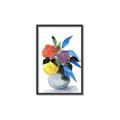 Picture of pop of floral I _GroupedProduct_Rectangle_Portrait_Canvas_Framed_