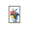Picture of pop of floral I _GroupedProduct_Rectangle_Portrait_Canvas_Framed_
