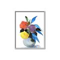 Picture of pop of floral I _GroupedProduct_Rectangle_Portrait_Canvas_Framed_