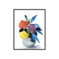 Picture of pop of floral I _GroupedProduct_Rectangle_Portrait_Canvas_Framed_