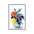 Picture of pop of floral I _GroupedProduct_Rectangle_Portrait_Canvas_Framed_