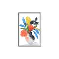 Picture of Pop of floral II _GroupedProduct_Rectangle_Portrait_Canvas_Framed_