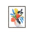 Picture of Pop of floral II _GroupedProduct_Rectangle_Portrait_Canvas_Framed_