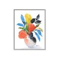 Picture of Pop of floral II _GroupedProduct_Rectangle_Portrait_Canvas_Framed_