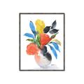 Picture of Pop of floral II _GroupedProduct_Rectangle_Portrait_Canvas_Framed_
