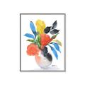 Picture of Pop of floral II _GroupedProduct_Rectangle_Portrait_Canvas_Framed_