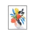 Picture of Pop of floral II _GroupedProduct_Rectangle_Portrait_Canvas_Framed_