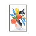 Picture of Pop of floral II _GroupedProduct_Rectangle_Portrait_Canvas_Framed_