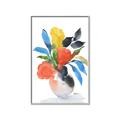 Picture of Pop of floral II _GroupedProduct_Rectangle_Portrait_Canvas_Framed_