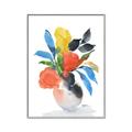 Picture of Pop of floral II _GroupedProduct_Rectangle_Portrait_Canvas_Framed_