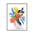 Picture of Pop of floral II _GroupedProduct_Rectangle_Portrait_Canvas_Framed_