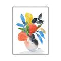 Picture of Pop of floral II _GroupedProduct_Rectangle_Portrait_Canvas_Framed_