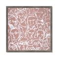 Picture of Many Faces  _GroupedProduct_Square_Framed_Matted_