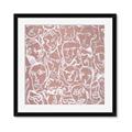 Picture of Many Faces  _GroupedProduct_Square_Framed_Matted_