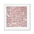 Picture of Many Faces  _GroupedProduct_Square_Framed_Matted_