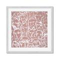 Picture of Many Faces  _GroupedProduct_Square_Framed_Matted_