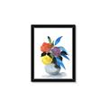 Picture of pop of floral I _GroupedProduct_Rectangle_Portrait_Framed_Matted_