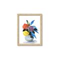 Picture of pop of floral I _GroupedProduct_Rectangle_Portrait_Framed_Matted_