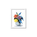 Picture of pop of floral I _GroupedProduct_Rectangle_Portrait_Framed_Matted_