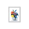 Picture of pop of floral I _GroupedProduct_Rectangle_Portrait_Framed_Matted_