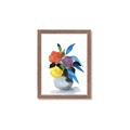 Picture of pop of floral I _GroupedProduct_Rectangle_Portrait_Framed_Matted_