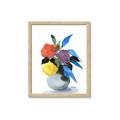 Picture of pop of floral I _GroupedProduct_Rectangle_Portrait_Framed_Matted_