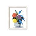 Picture of pop of floral I _GroupedProduct_Rectangle_Portrait_Framed_Matted_