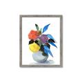 Picture of pop of floral I _GroupedProduct_Rectangle_Portrait_Framed_Matted_