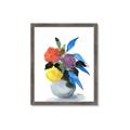 Picture of pop of floral I _GroupedProduct_Rectangle_Portrait_Framed_Matted_