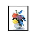 Picture of pop of floral I _GroupedProduct_Rectangle_Portrait_Framed_Matted_