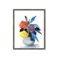Picture of pop of floral I _GroupedProduct_Rectangle_Portrait_Framed_Matted_