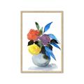 Picture of pop of floral I _GroupedProduct_Rectangle_Portrait_Framed_Matted_