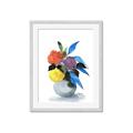 Picture of pop of floral I _GroupedProduct_Rectangle_Portrait_Framed_Matted_