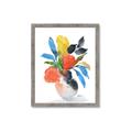 Picture of Pop of floral II _GroupedProduct_Rectangle_Portrait_Framed_Matted_
