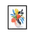 Picture of Pop of floral II _GroupedProduct_Rectangle_Portrait_Framed_Matted_