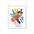Picture of Pop of floral II _GroupedProduct_Rectangle_Portrait_Framed_Matted_