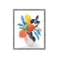 Picture of Pop of floral II _GroupedProduct_Rectangle_Portrait_Framed_Matted_