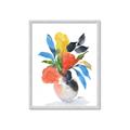 Picture of Pop of floral II _GroupedProduct_Rectangle_Portrait_Framed_Matted_