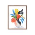 Picture of Pop of floral II _GroupedProduct_Rectangle_Portrait_Framed_Matted_