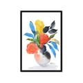 Picture of Pop of floral II _GroupedProduct_Rectangle_Portrait_Framed_Matted_
