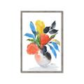 Picture of Pop of floral II _GroupedProduct_Rectangle_Portrait_Framed_Matted_
