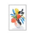 Picture of Pop of floral II _GroupedProduct_Rectangle_Portrait_Framed_Matted_