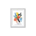 Picture of Pop of floral II _GroupedProduct_Rectangle_Portrait_Framed_Matted_