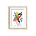 Picture of Pop of floral II _GroupedProduct_Rectangle_Portrait_Framed_Matted_