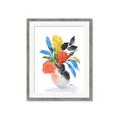 Picture of Pop of floral II _GroupedProduct_Rectangle_Portrait_Framed_Matted_