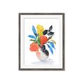 Picture of Pop of floral II _GroupedProduct_Rectangle_Portrait_Framed_Matted_