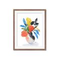 Picture of Pop of floral II _GroupedProduct_Rectangle_Portrait_Framed_Matted_
