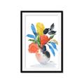Picture of Pop of floral II _GroupedProduct_Rectangle_Portrait_Framed_Matted_